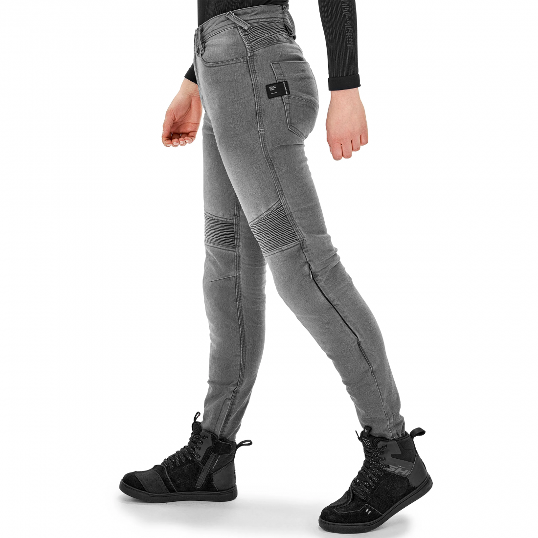 SHIMA ZENITH VAQUEROS DE MOTO MUJER GRIS 