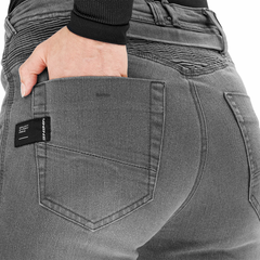 SHIMA ZENITH VAQUEROS DE MOTO MUJER GRIS 