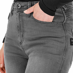 SHIMA ZENITH VAQUEROS DE MOTO MUJER GRIS 