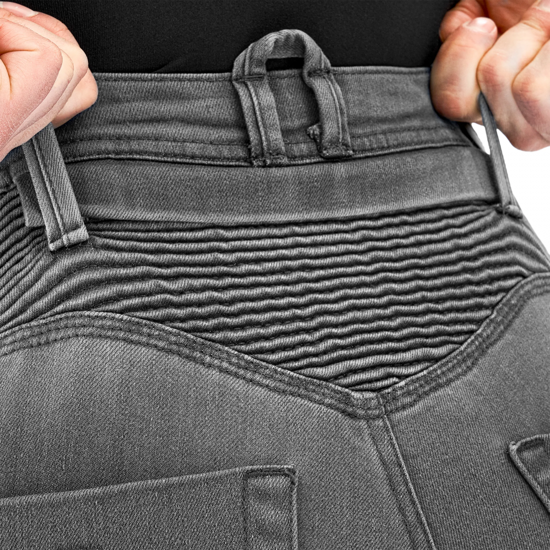 SHIMA ZENITH VAQUEROS DE MOTO MUJER GRIS 