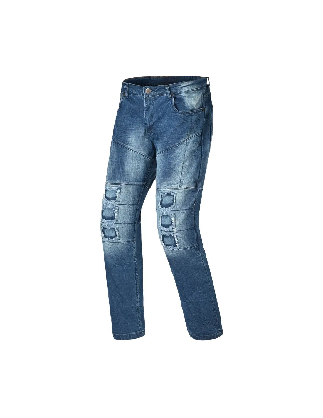 Bela PISTON Jeans Moto per Uomo blu