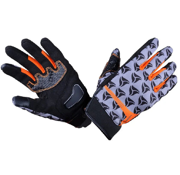 R-Tech Leopard Arancio Guante Tessile