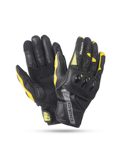 BELA Blast Guanti estivi in pelle - Nero/Giallo