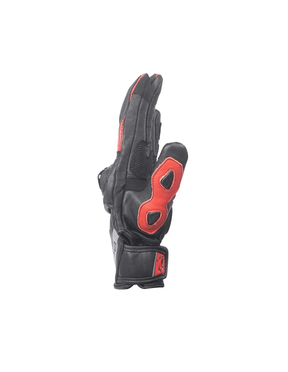 BELA Blast Guanti estivi in pelle - NERO/ROSSO