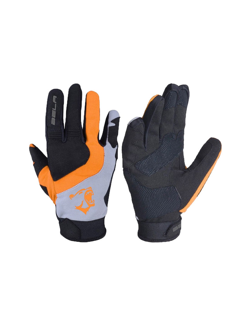 Bela Adventure Nero Arancio Guanto Tessile