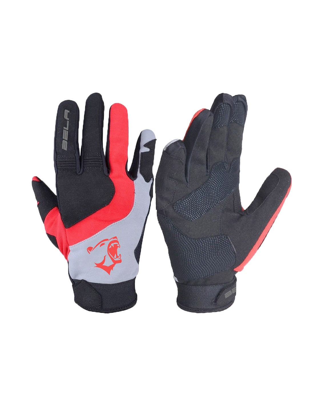 Bela Adventure Rosso Guanti da moto