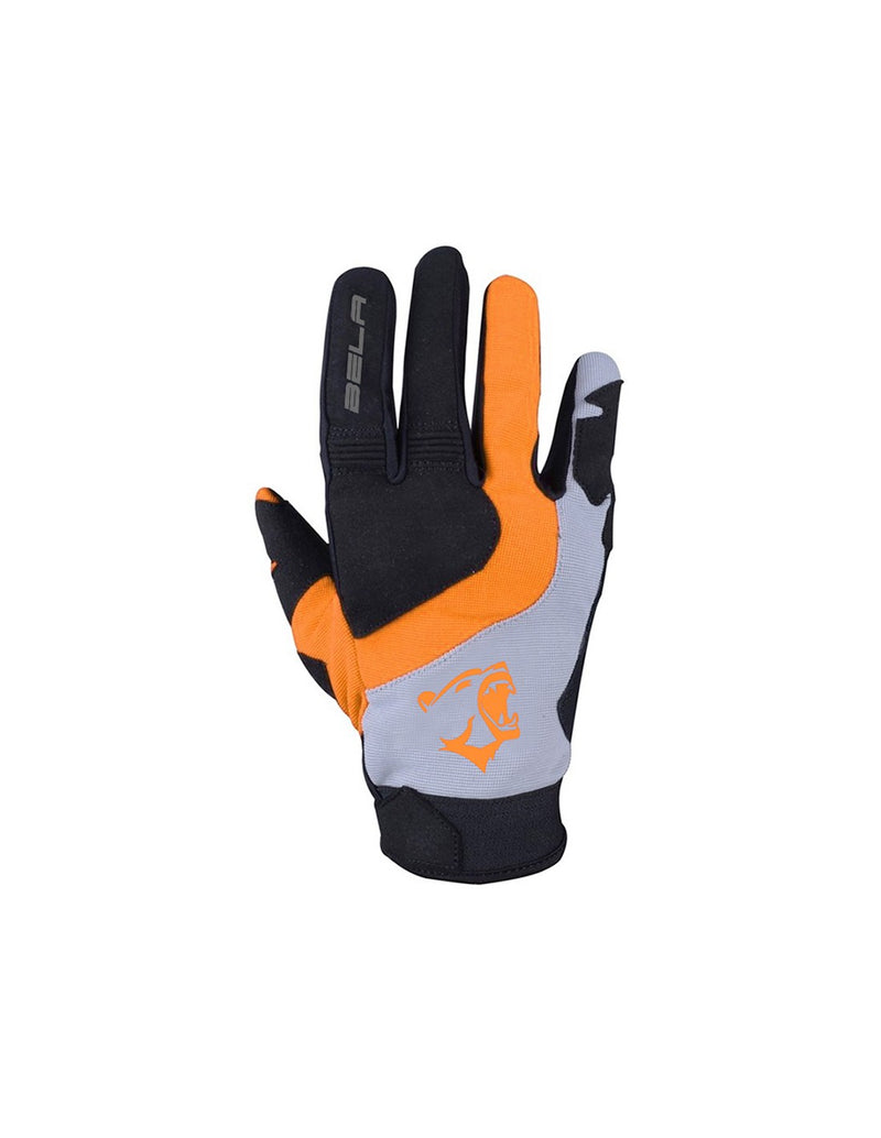 Bela Adventure Nero Arancio Guanto Tessile