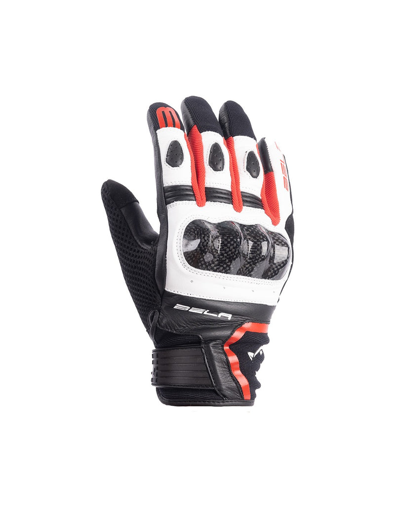 Bela Air Flow Donna Guanti moto estivi Nero / Rosso