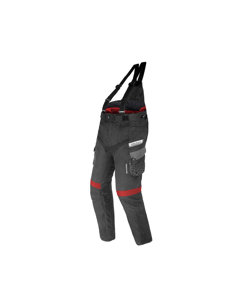 Bela Crossroad Extreme WP Pantaloni in tessuto impermeabile Nero/Antracite/Rosso