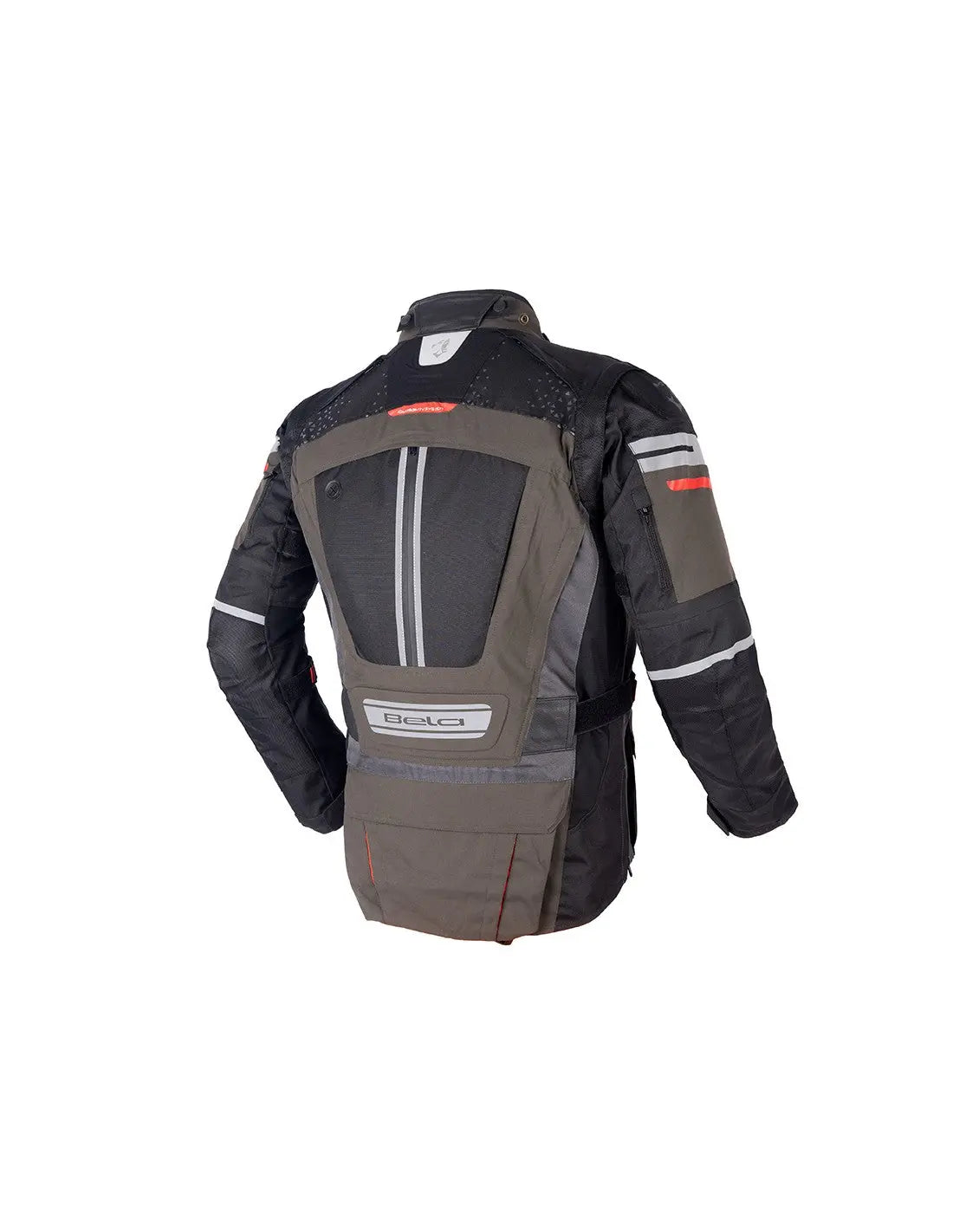 Bela Cross Road Extreme WP Giacca moto per uomo Nero / Antracite ( Maniche removibili ) 