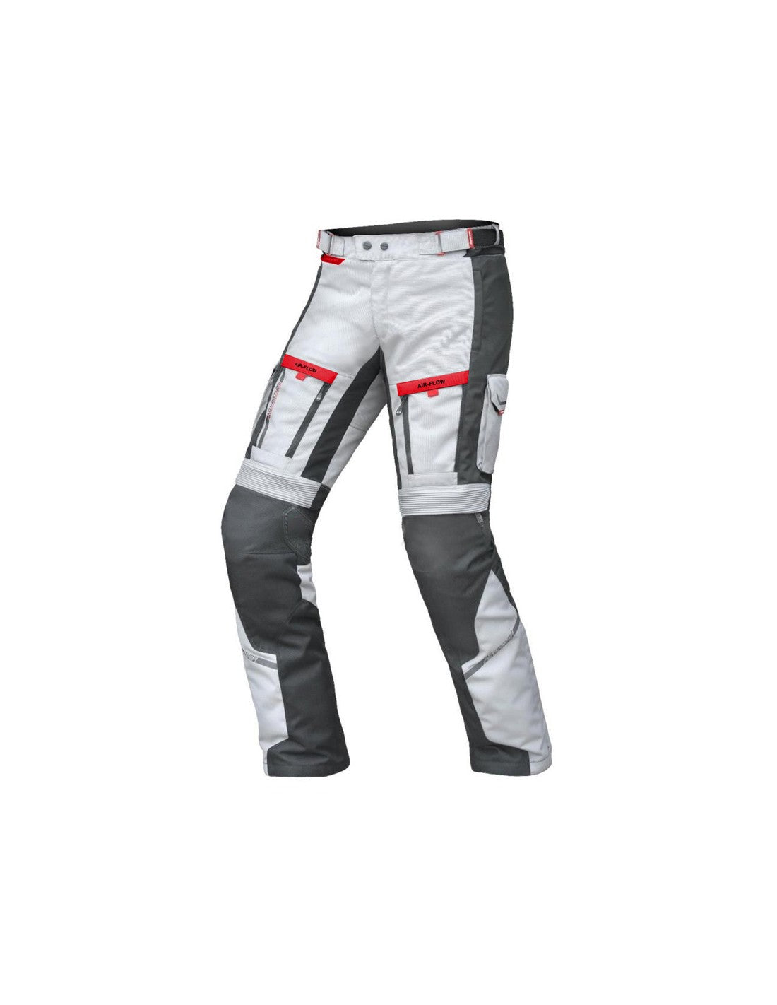 Bela Transformer Pantaloni da moto per uomo Grigio / Nero / Rosso