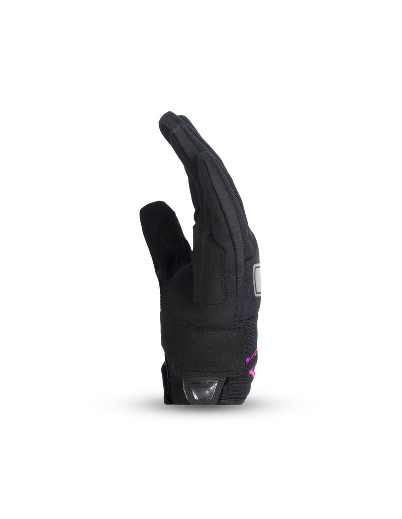 BELA LMBU2 Guanti da donna estivi - Neri / Rosa