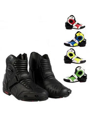Bela Faster Motociclo Stivale Da Corsa Bianco Giallo 