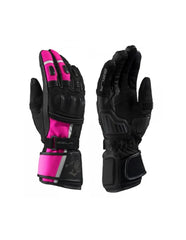Bela Ice Winter WP Guanti Moto Donna Nero/Rosa view