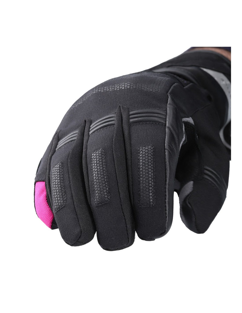 Bela Iglo Donna Guanti invernali da Donna- Nero/Rosa