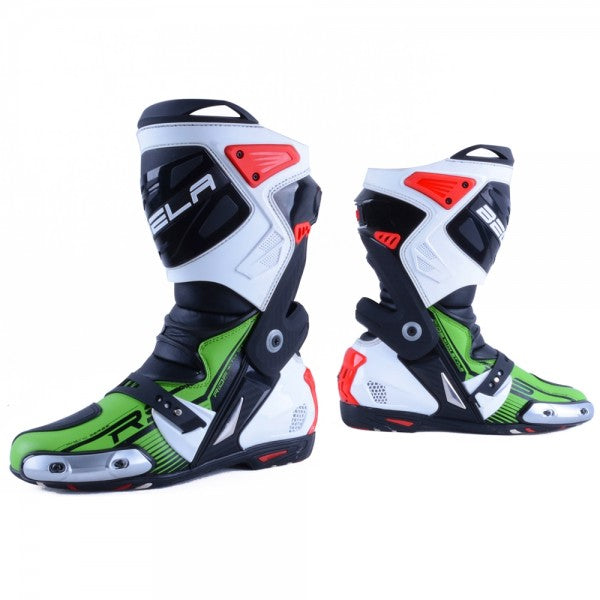 Bela Race Pro Verde Stivale da Motociclista