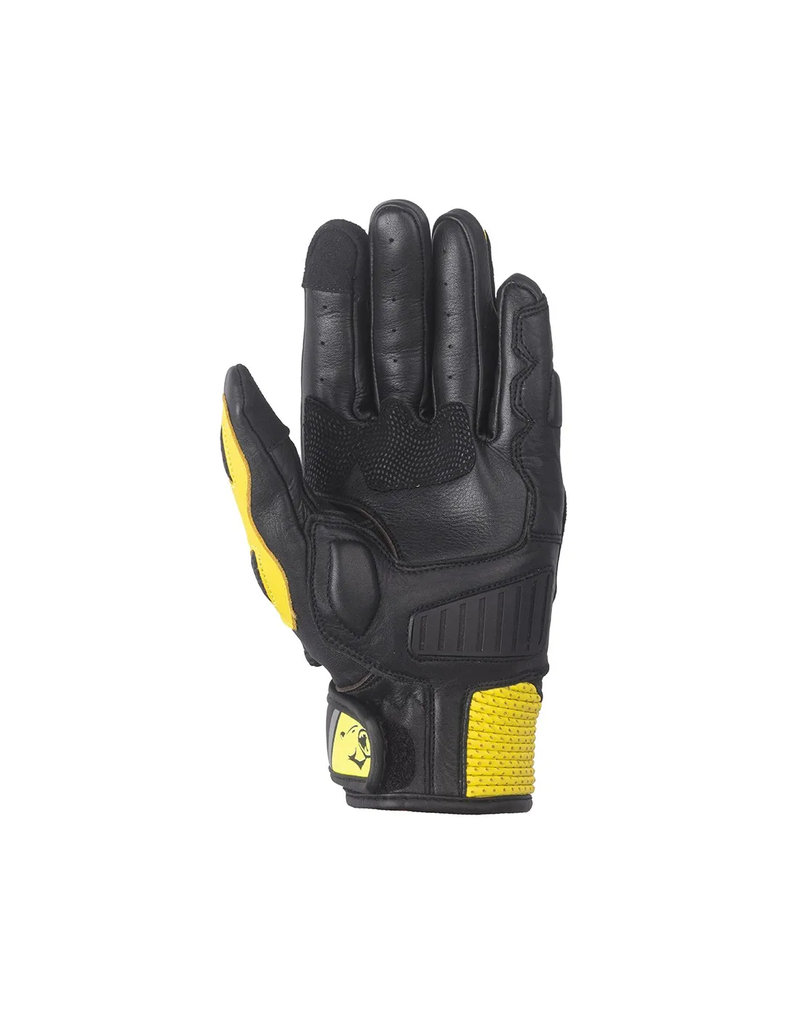 BELA Blast Guanti estivi in pelle - Nero/Giallo
