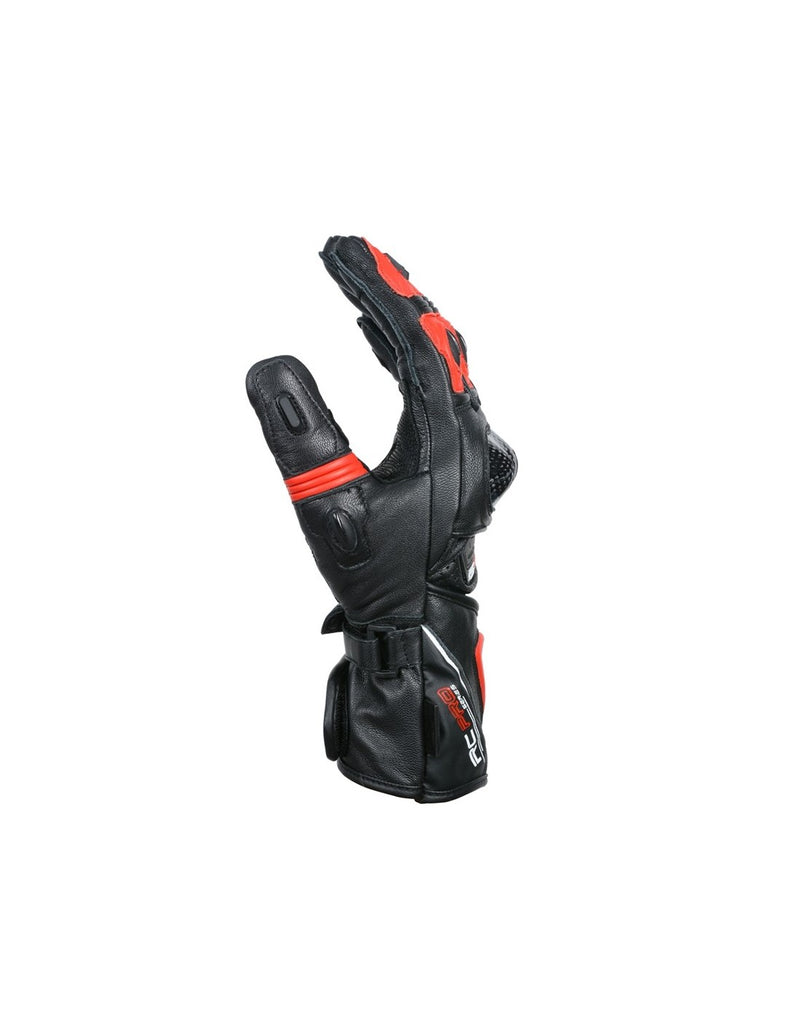 Bela Rocket Long Rosso/Nero Guanto moto da corsa