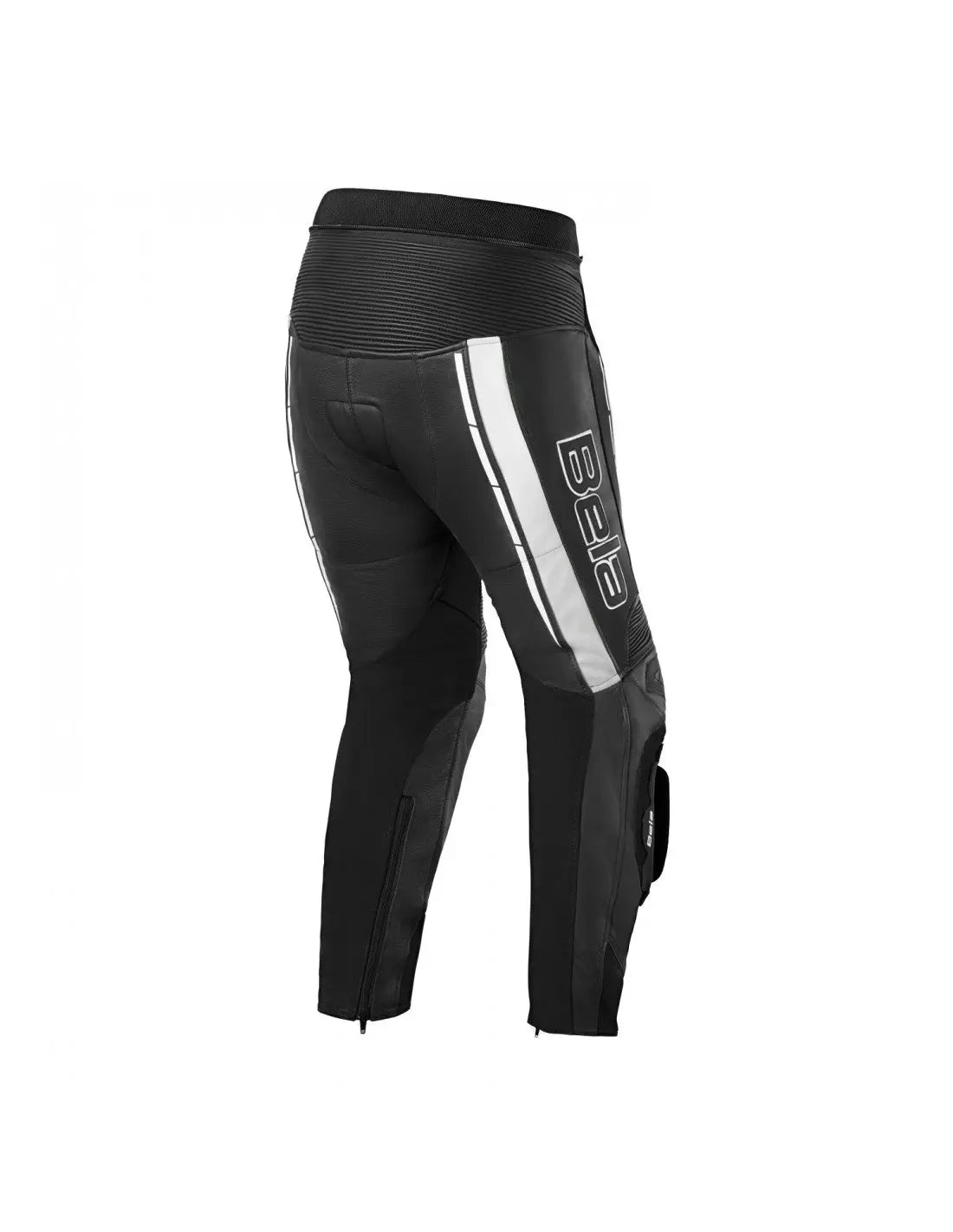 Bela Rocket Nero Bianco UOMO Pantalone (Pelle Di Canguro Mix) back