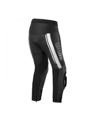 Bela Rocket Nero Bianco UOMO Pantalone (Pelle Di Canguro Mix) back