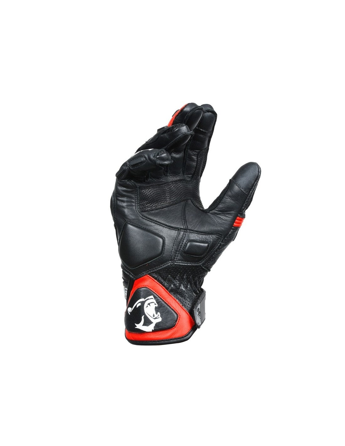 Bela Rocket Short Rossa/Nero Guanto da Motociclista