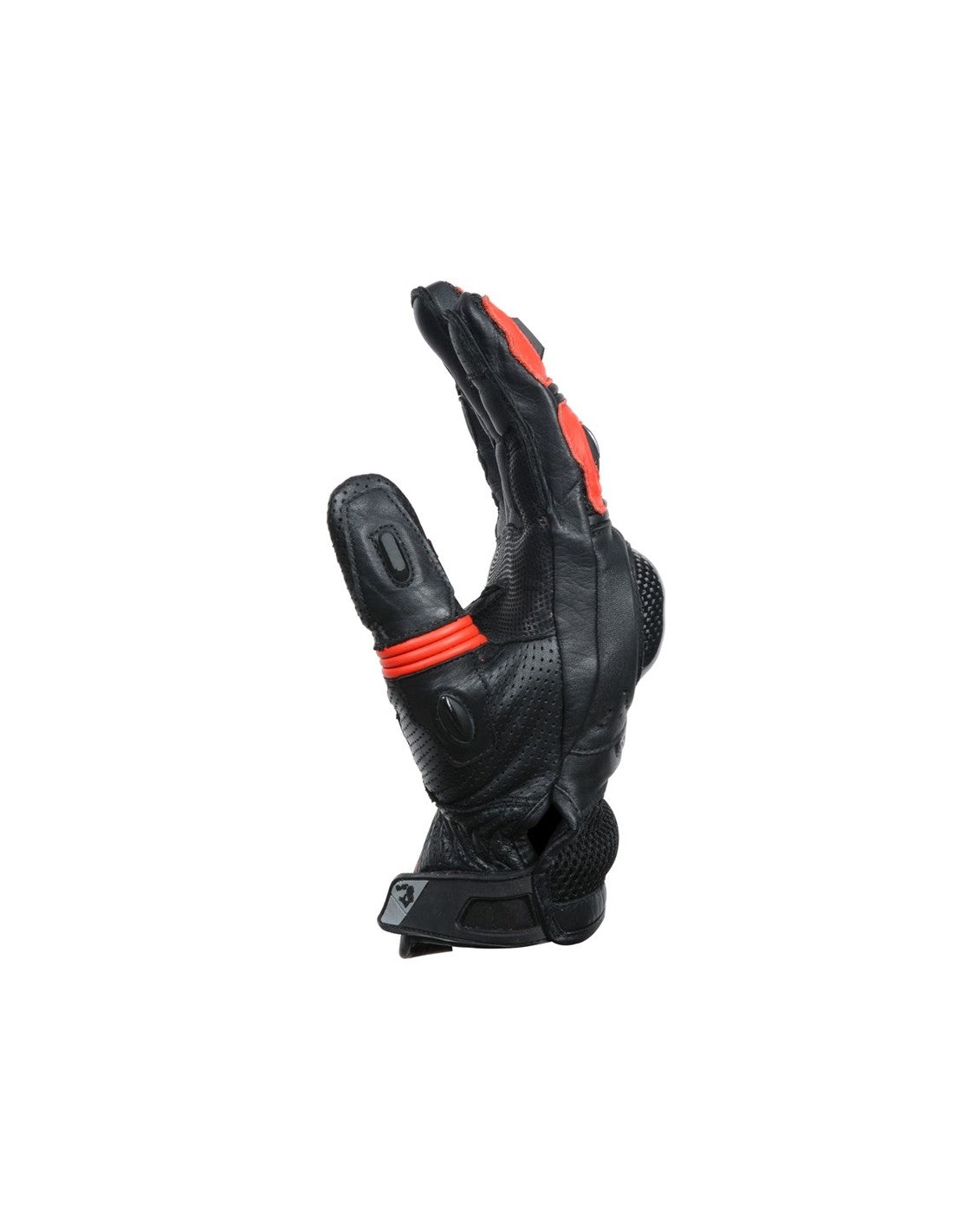 Bela Rocket Short Rossa/Nero Guanto da Motociclista