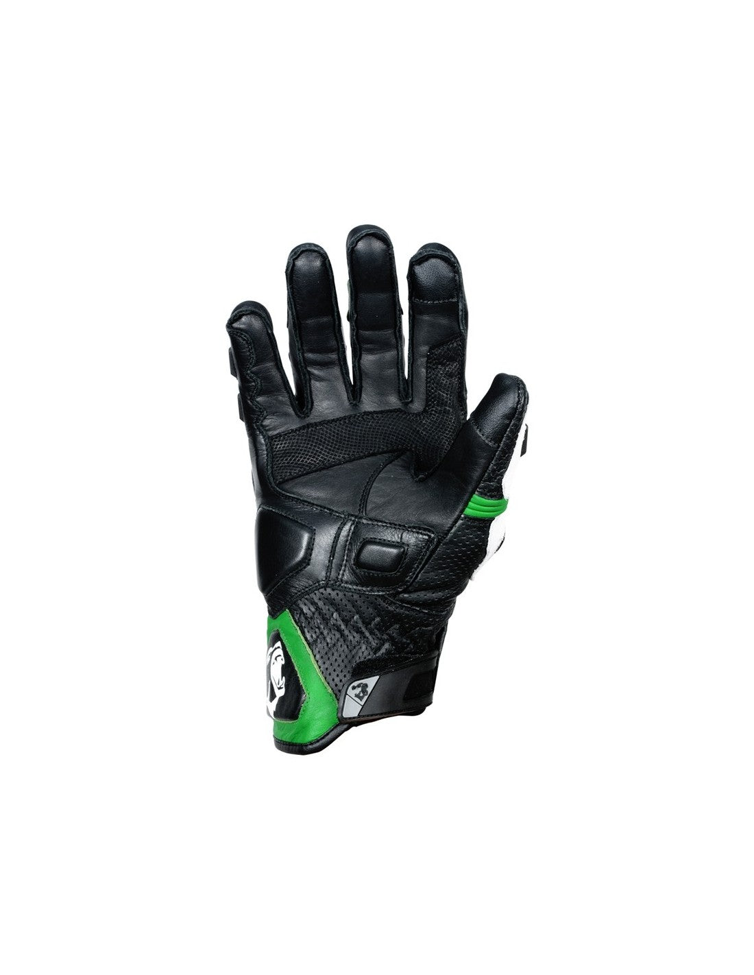 Bela Rocket Short verde Guanto da Motociclista
