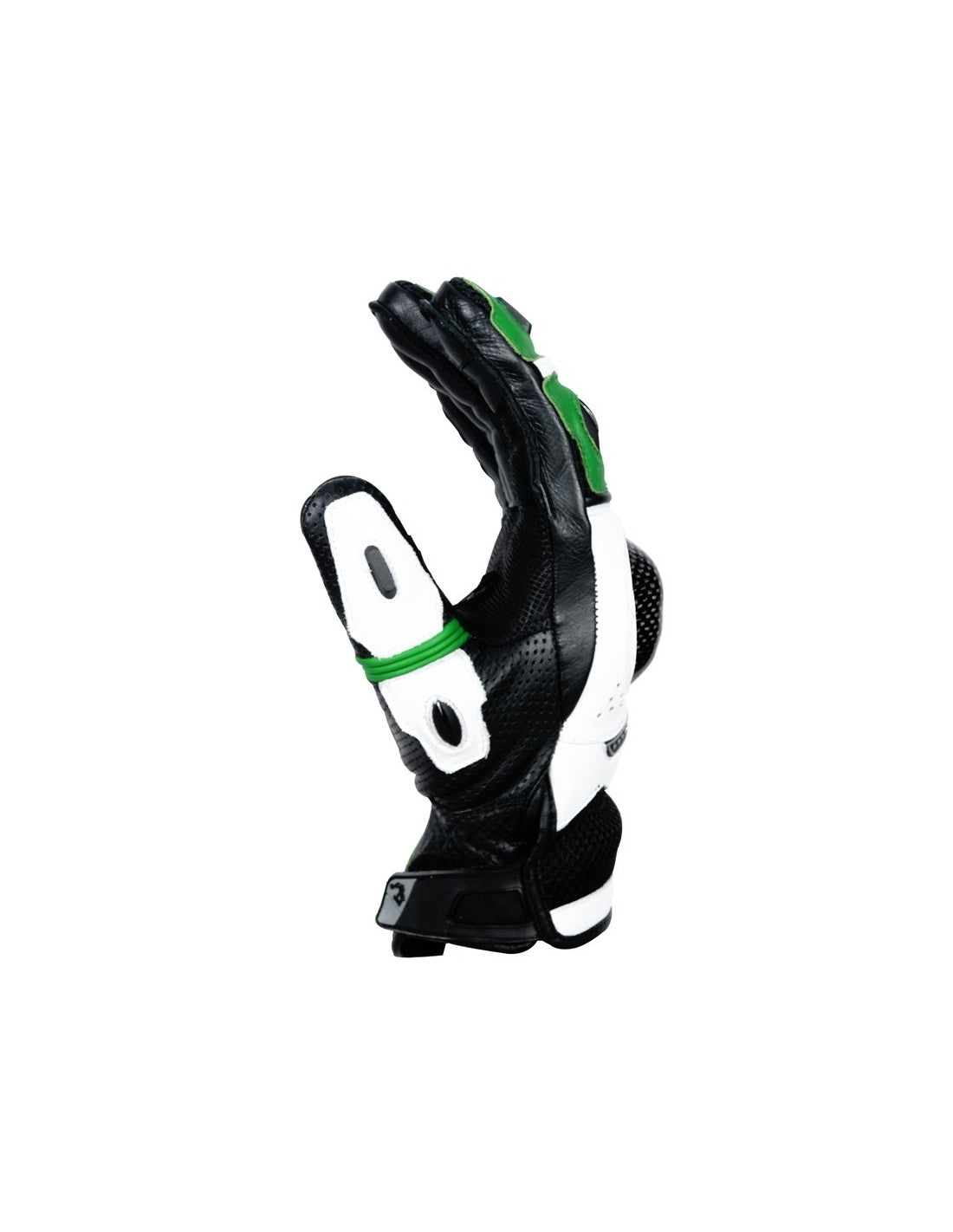 Bela Rocket Short verde Guanto da Motociclista