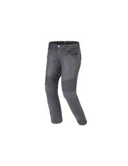 Bela Shirley Lady Jeans Moto Rivestiti Cera Grigio 