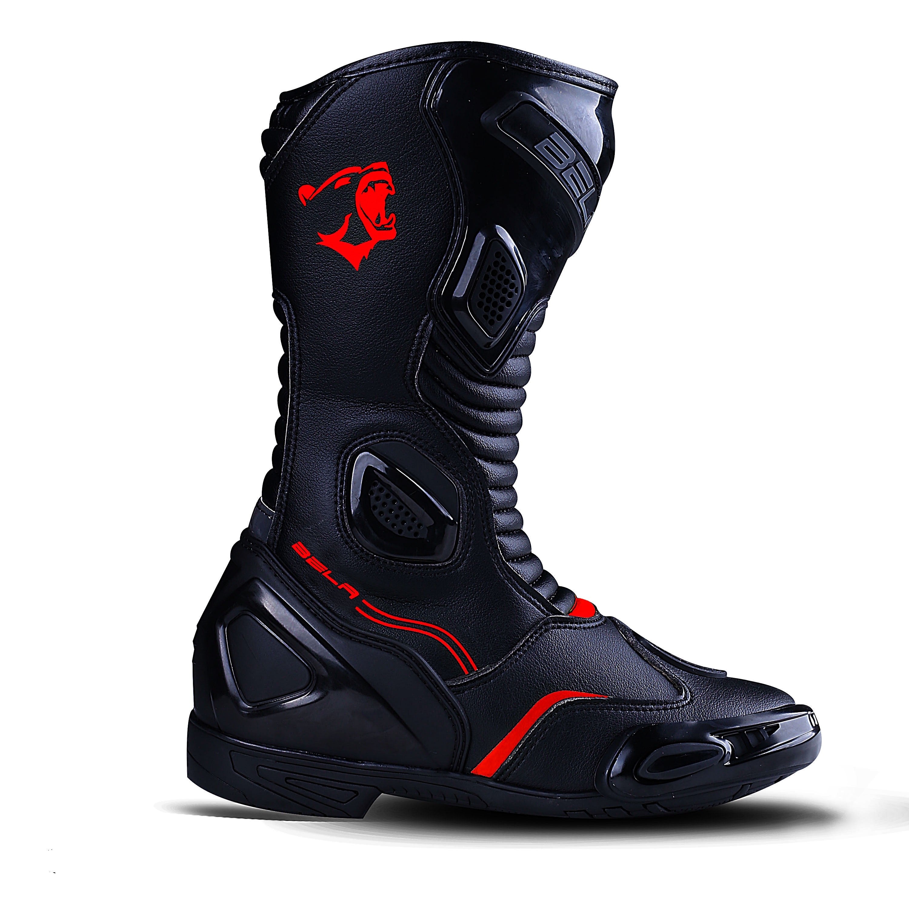 Bela Strip Lady Black Rosso Racing Boot