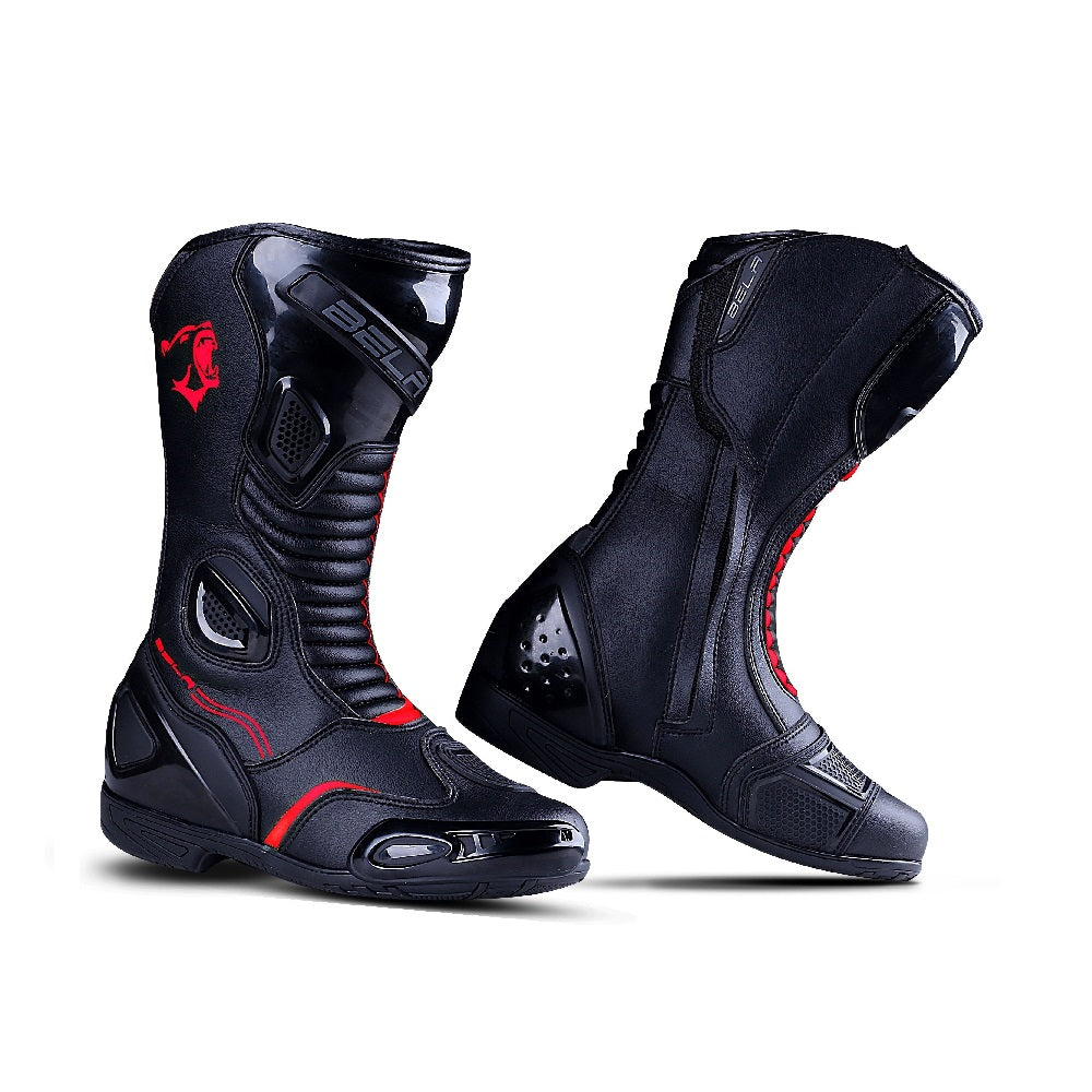 Bela Strip Lady Black Rosso Racing Boot