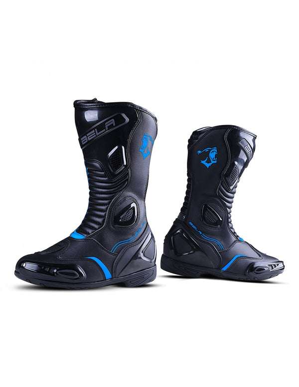Bela Strip Lady Nero/BLU Racing Boot
