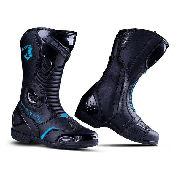 Bela Strip Lady Nero/BLU Racing Boot