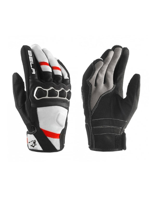 Bela Tracker Men Guanti invernali  da Moto Uomo - Nero/Rosso/Bianco