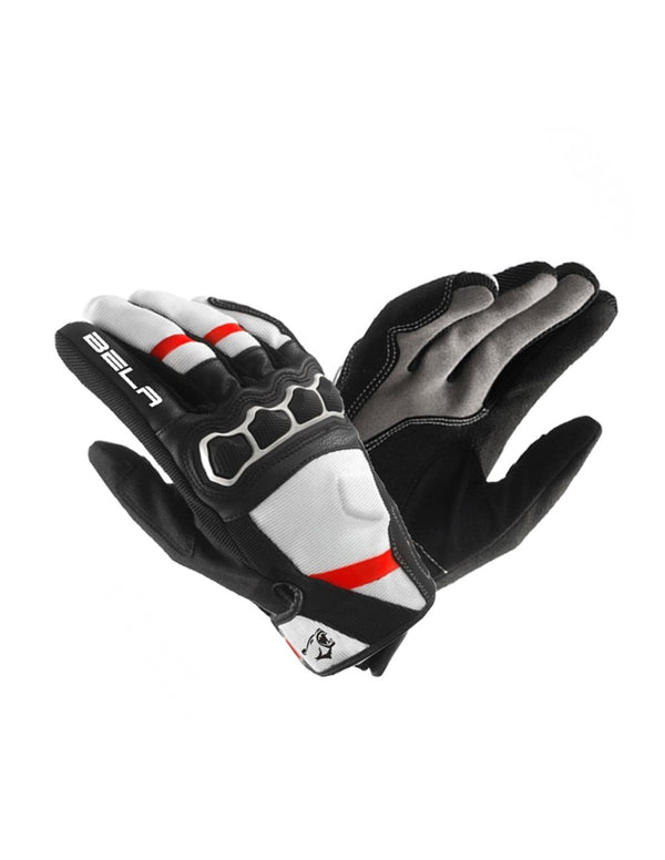 Bela Tracker Men Guanti invernali  da Moto Uomo - Nero/Rosso/Bianco