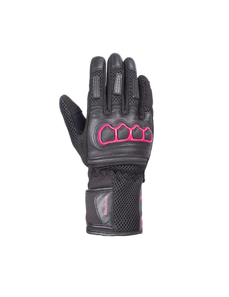 Bela Twix Donna Guanti Moto - Nero / Rosa