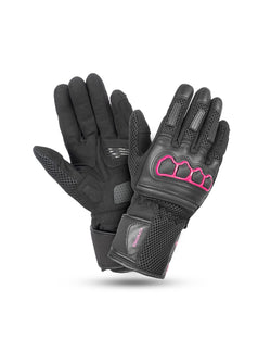 Bela Twix Donna Guanti Moto - Nero / Rosa