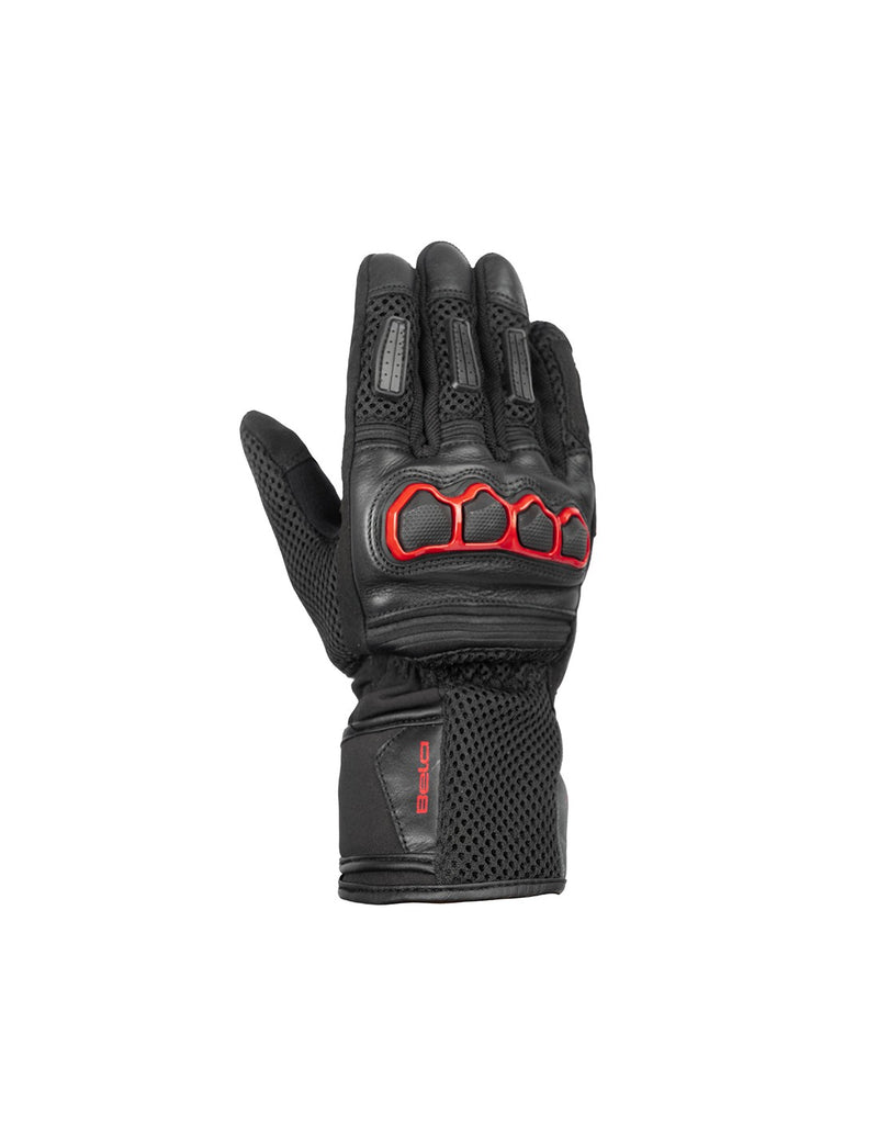 Bela Twix Men Guanti Moto - Nero / Rosso