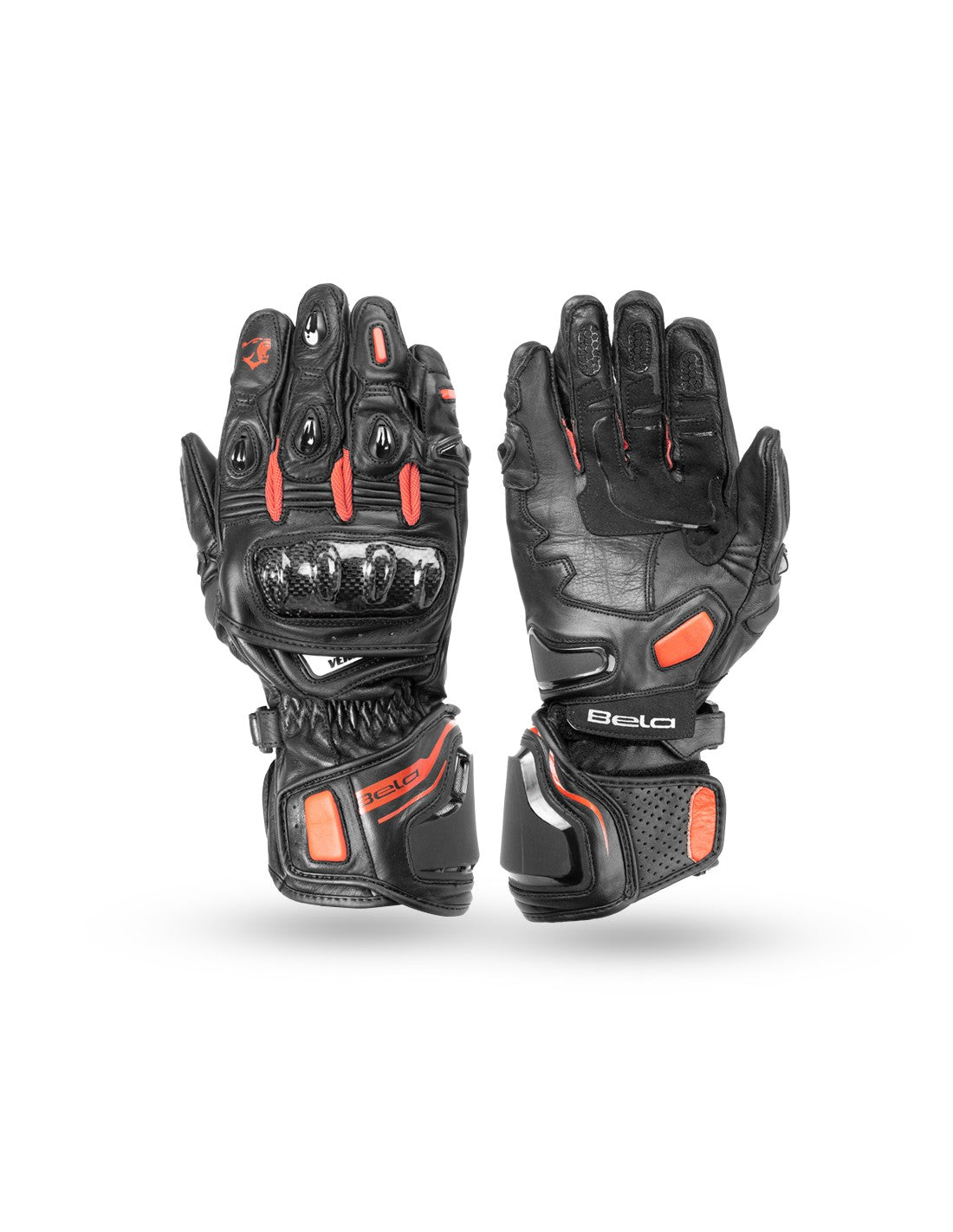 BELA Venom RS Guanti da corsa da uomo - Neri / Rosso