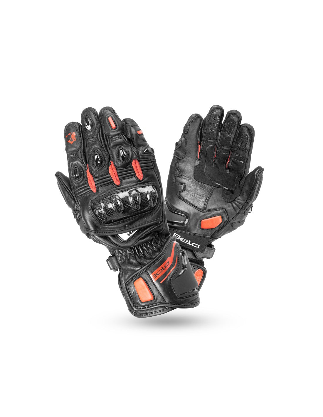BELA Venom RS Guanti da corsa da uomo - Neri / Rosso