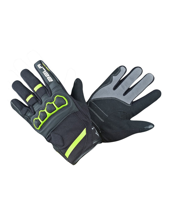 Bela Tracker Men Guanti  invernali  da Moto Uomo - Nero/Giallo Fluor
