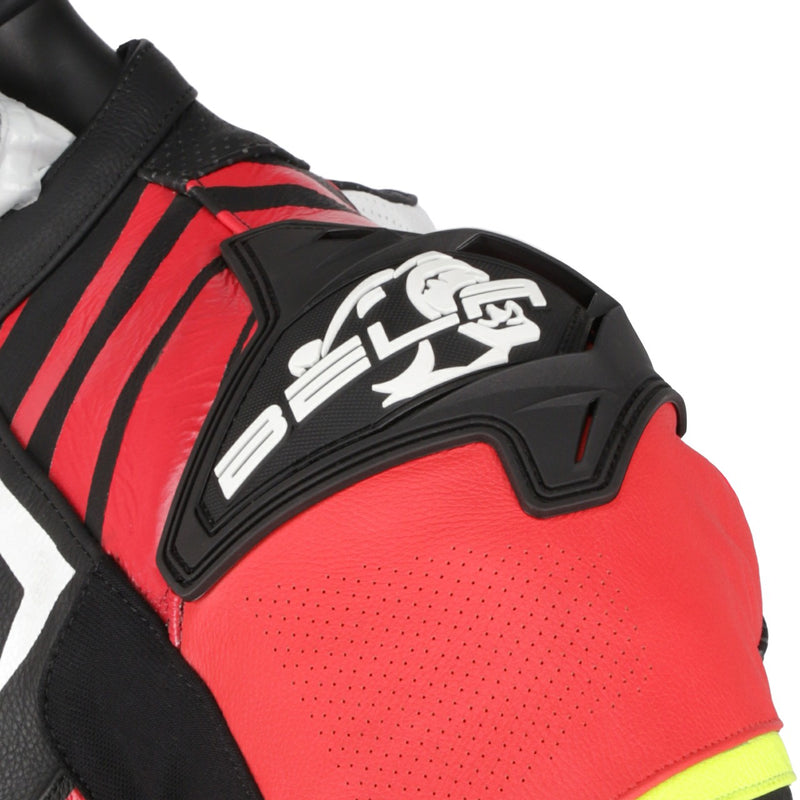 Bela Aragone Tuta da moto Nera/Rossa/Gialla intera (1 PZ)