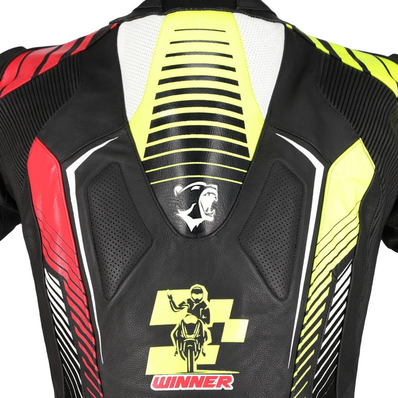 Bela Aragone Tuta da moto Nera/Rossa/Gialla intera (1 PZ)