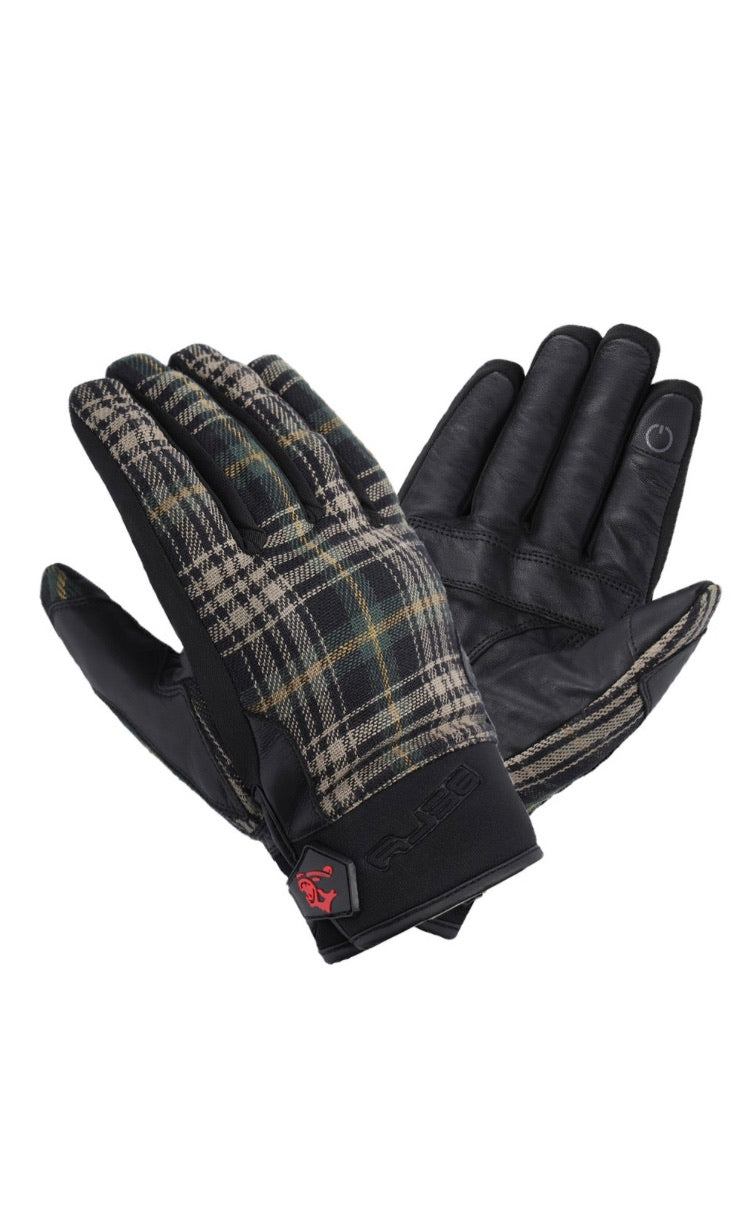 Bela Sting WP Guanti Moto - Nero/Verde