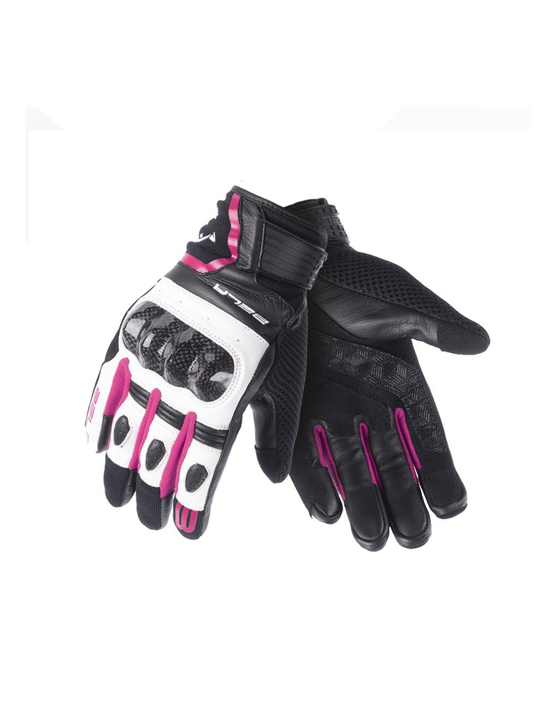 Bela Air Flow Donna Guanti moto estivi Nero / Rosa