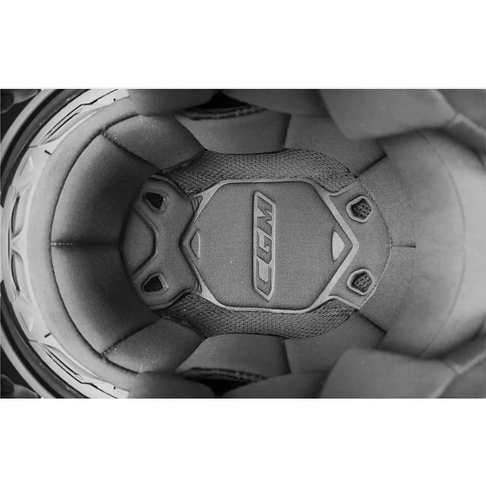 Casco Modulare 507A  PINCERS MONO doppia omologazione P/J By CGM ITALIA Nero Opaco