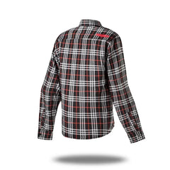 Poisoned High Tech Tartan Check Oxford Kevlar Camicia da Moto per Donna back