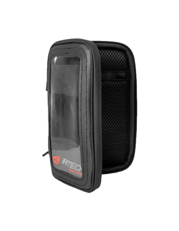 R-Tech Funda Movil Custodia magnetica per motociclisti - nera