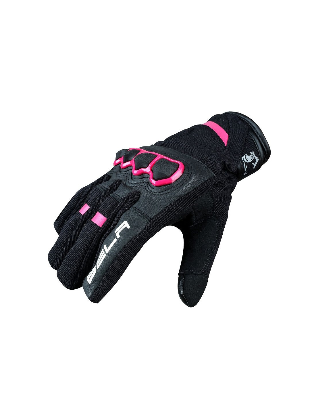 Bela Tracker Donna Guanti da Moto Donna-  Nero/Rosa