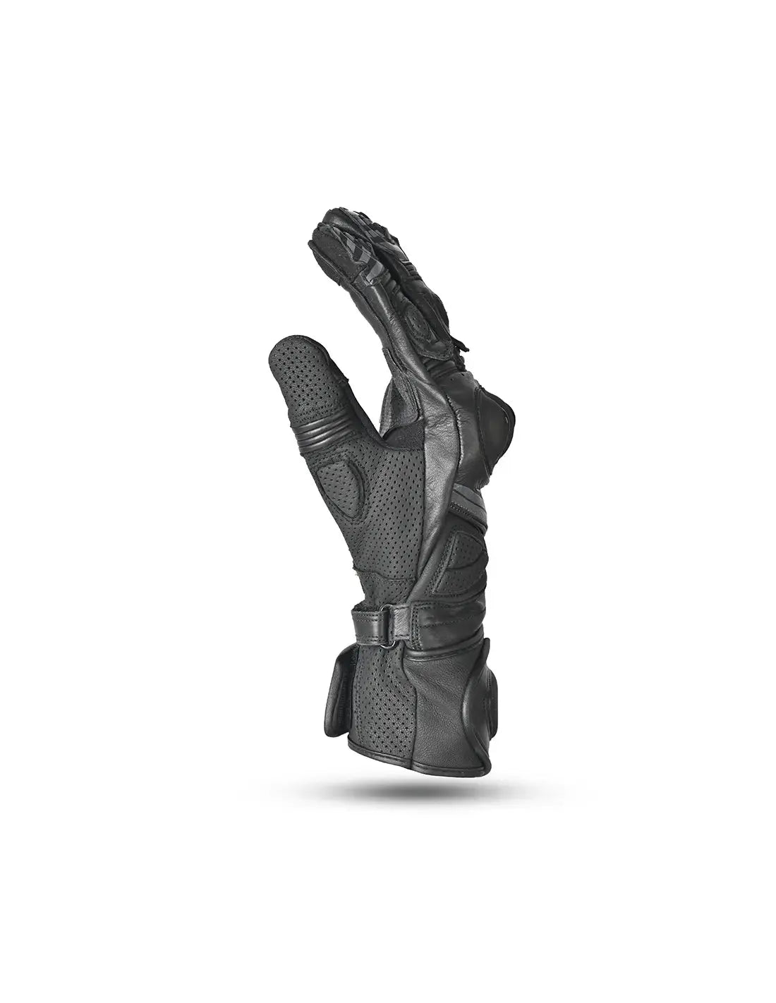R-tech GP Racing  Guanti da corsa da uomo - Neri / Grigio left